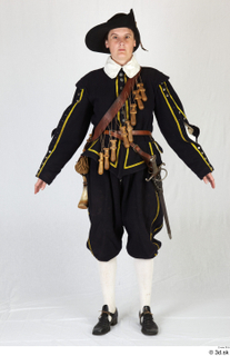  Photos Army man in cloth suit 4 17th century a poses historical clothing whole body 0001.jpg